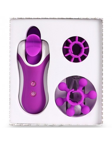 FeelzToys - Clitella Oral Clitoral Stimulator Purple - Stymulatory łechtaczki klasyczne - 5