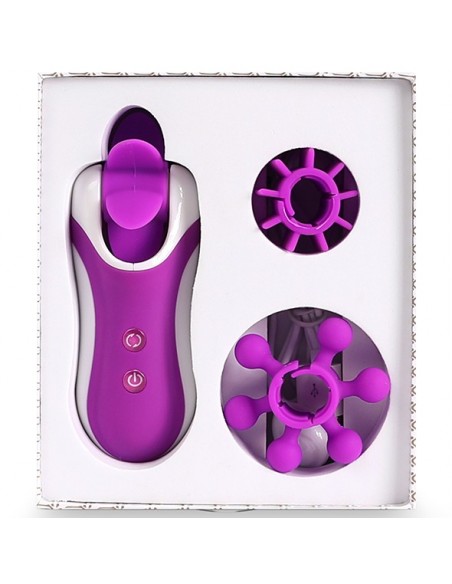 FeelzToys - Clitella Oral Clitoral Stimulator Purple - Stymulatory łechtaczki klasyczne - 5