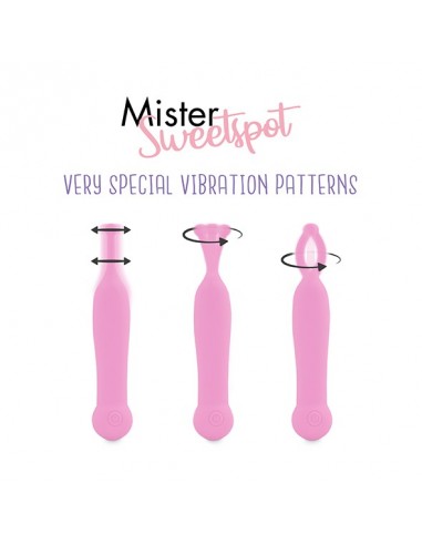 FeelzToys - Mister Sweetspot Clitoral Vibrator Pink - Stymulatory łechtaczki klasyczne - 3