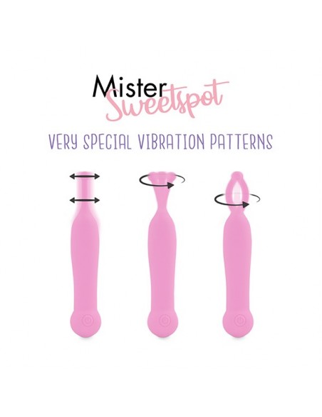 FeelzToys - Mister Sweetspot Clitoral Vibrator Pink - Stymulatory łechtaczki klasyczne - 3