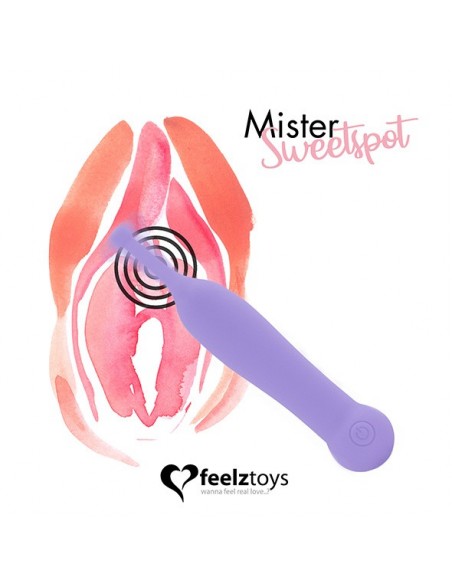 FeelzToys - Mister Sweetspot Clitoris Vibrator Paars - Stymulatory łechtaczki klasyczne - 2