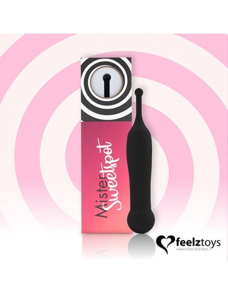 FeelzToys -  Mister Sweetspot Clitoral Vibrator Black - Stymulatory łechtaczki klasyczne - 1