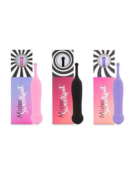 FeelzToys -  Mister Sweetspot Clitoral Vibrator Black - Stymulatory łechtaczki klasyczne - 6