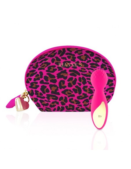 Mini Masażer RS - Essentials - Lovely Leopard Mini Wand Pink - Wibratory Mini - 1