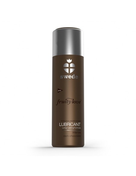 Swede - Fruity Love Lubricant Dark Chocolate 100 ml - Lubrykanty do seksu oralnego - 1