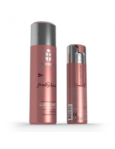 Swede - Fruity Love Lubricant Strawberry Wine 50 ml - Lubrykanty do seksu oralnego - 2