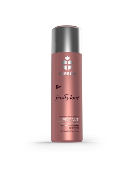 Swede - Fruity Love Lubricant Strawberry Wine 100 ml - Lubrykanty do seksu oralnego - 1
