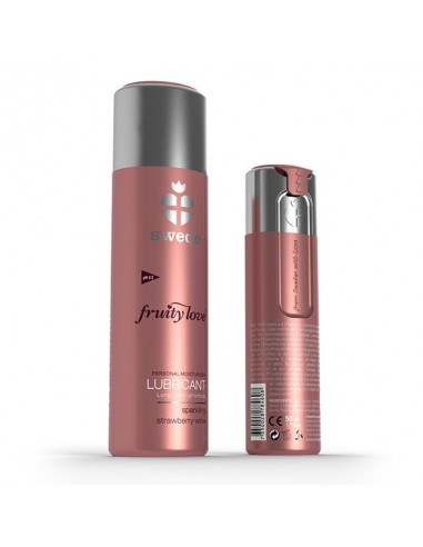 Swede - Fruity Love Lubricant Strawberry Wine 100 ml - Lubrykanty do seksu oralnego - 2