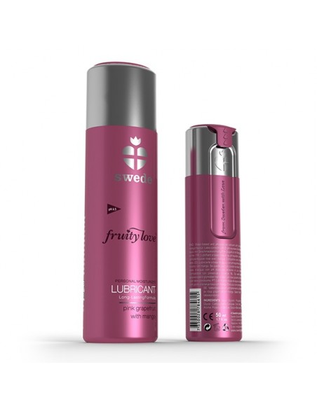 Swede - Fruity Love Lubricant Pink Grapefruit Mango 100 ml - Lubrykanty do seksu oralnego - 2