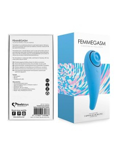 FeelzToys - FemmeGasm Tapping / Tickling Vibrator Turqoise - Stymulatory łechtaczki klasyczne - 1 2