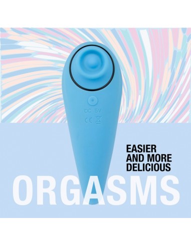 FeelzToys - FemmeGasm Tapping / Tickling Vibrator Turqoise - Stymulatory łechtaczki klasyczne - 5