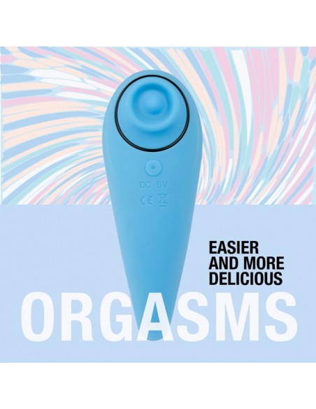 FeelzToys - FemmeGasm Tapping / Tickling Vibrator Turqoise - Stymulatory łechtaczki klasyczne - 5
