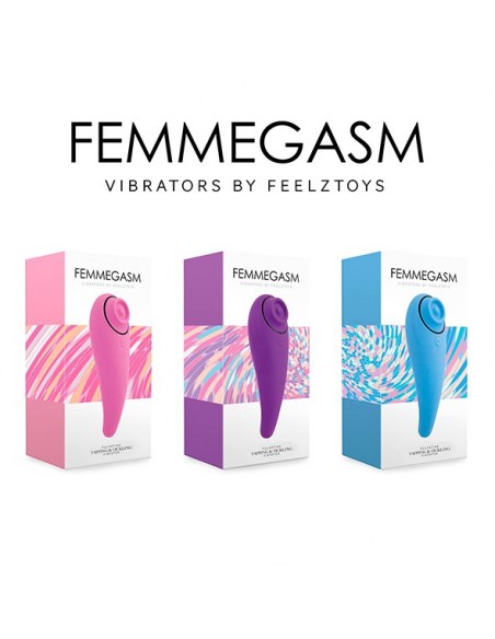 FeelzToys - FemmeGasm Tapping / Tickling Vibrator Pink - Stymulatory łechtaczki klasyczne - 8