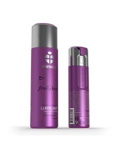 Swede - Fruity Love Lubricant Raspberry Rhubarb 100 ml - Lubrykanty do seksu oralnego - 1 2