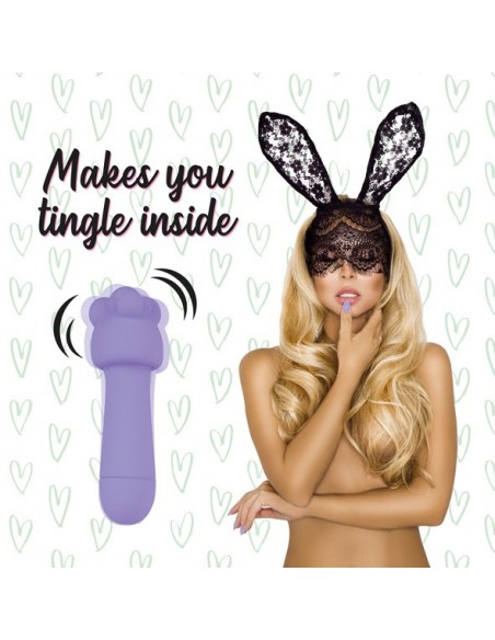 Wielofunkcyjny Wibrator Królik Mister Bunny Massage Vibrator With 2 Caps Pink - Wibratory Króliczki - 3