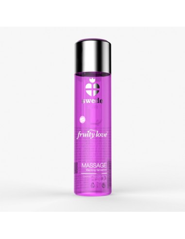 Fruity Love Massage Sweet Raspberry Rhubarb 120 ml - Olejki i żele do masażu - 1
