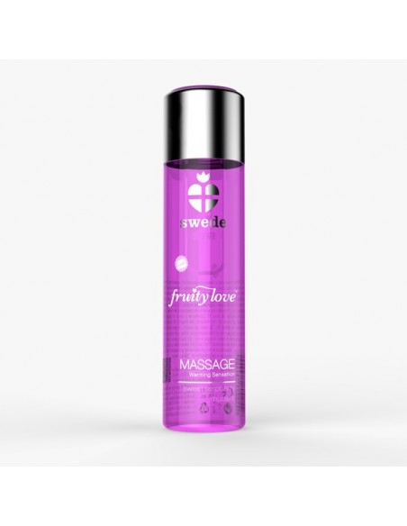 Fruity Love Massage Sweet Raspberry Rhubarb 120 ml - Olejki i żele do masażu - 1