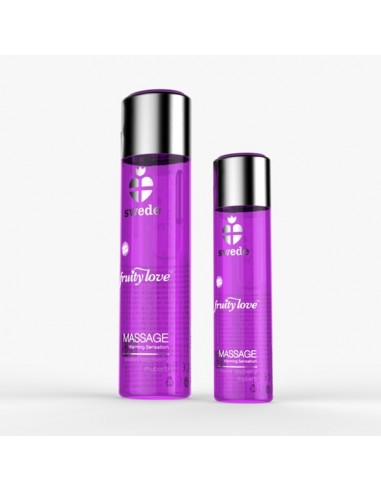 Fruity Love Massage Sweet Raspberry Rhubarb 120 ml - Olejki i żele do masażu - 2