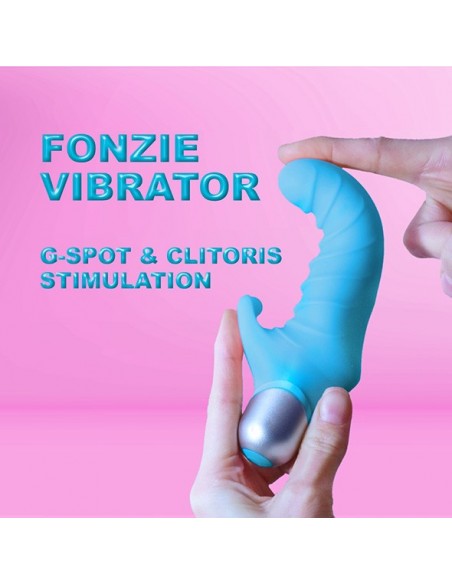 FeelzToys - Fonzie Vibrator Blue - Wibratory Punktu G - 2