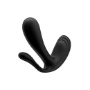 Wibrator Top Secret + Black: podwójny silnik, stymulacja łechtaczki, punktu G i odbytu, wymiary do weryfikacji w specyfikacji - 3