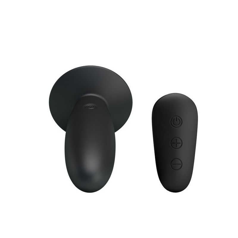 Wibrator analny Mr. Play z pilotem, silikonowy, 11 cm - 2
