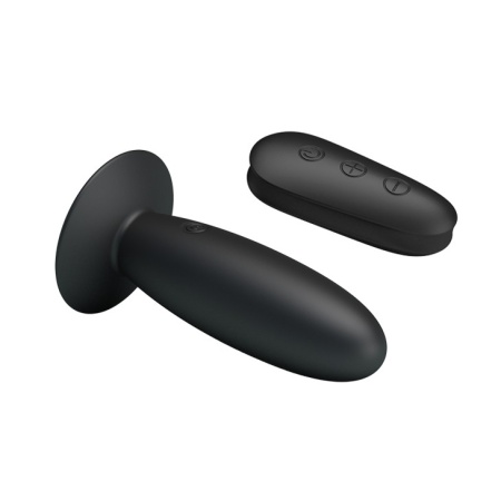 Wibrator analny Mr. Play z pilotem, silikonowy, 11 cm - 3