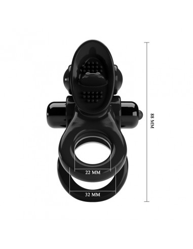 Wibrujący pierścień na penisa PASSIONATE RING - Pierścienie erekcyjne wibrujące - 6