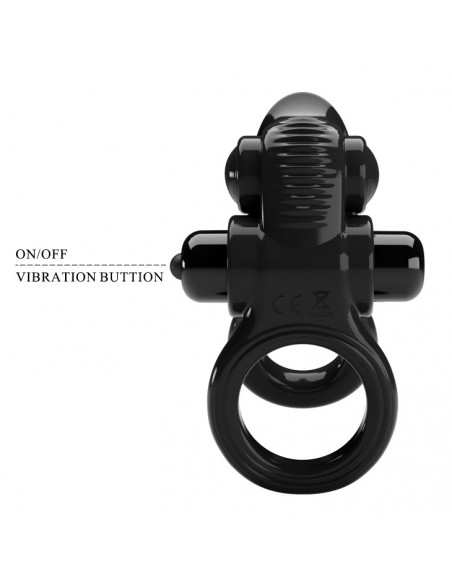 Wibrujący pierścień na penisa PASSIONATE RING - Pierścienie erekcyjne wibrujące - 7