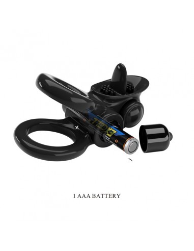 Wibrujący pierścień na penisa PASSIONATE RING - Pierścienie erekcyjne wibrujące - 8