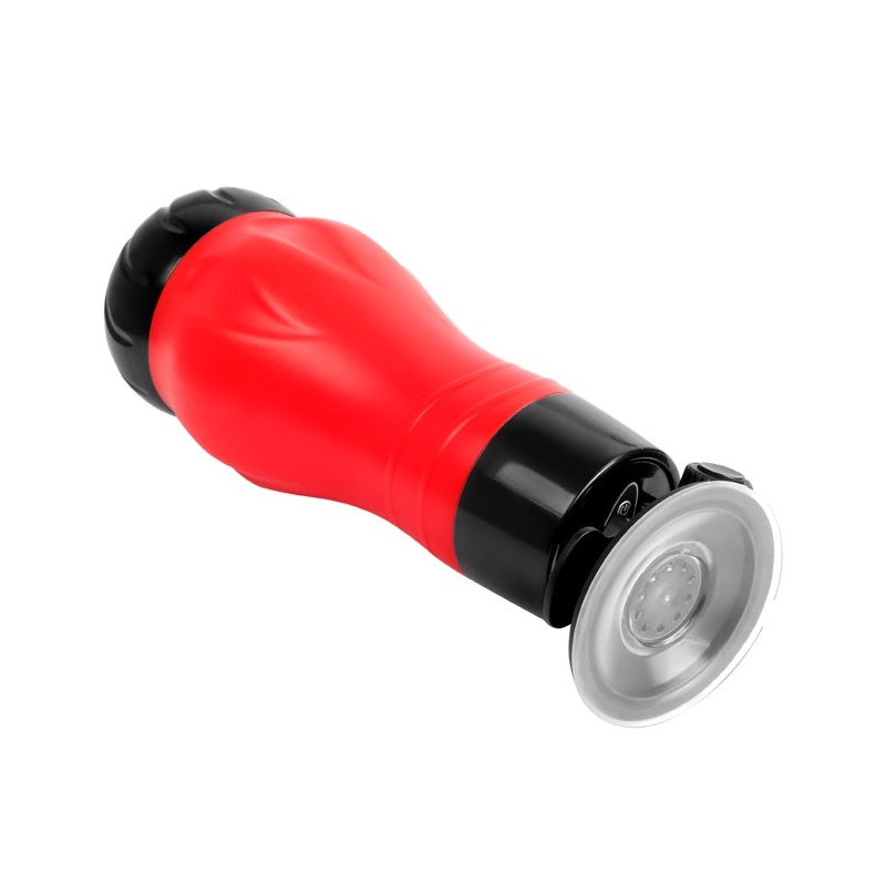 Stroker Flora Mouth z przyssawką - Superskin TPR, 285 × 115 × 115 mm - 3