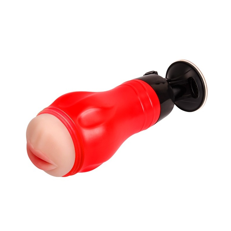 Stroker Flora Mouth z przyssawką - Superskin TPR, 285 × 115 × 115 mm - 5