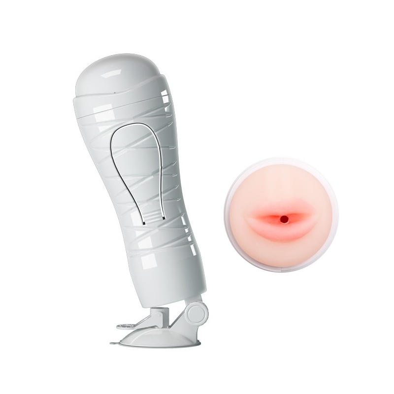 Stroker wibrujący FLORA z przyssawką i 12 funkcjami - 1