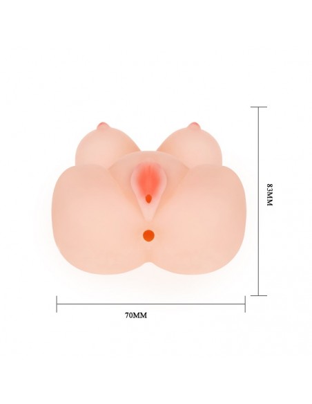 Masturbator Z Wibracjami I Piersiami Passion Lady - Masturbatory i Sztuczne pochwy - 6