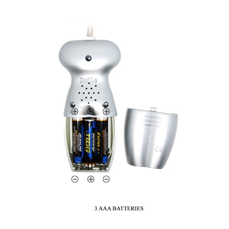 Masturbator Functions of Vibration z wibrującą kulką, 17 cm - 3
