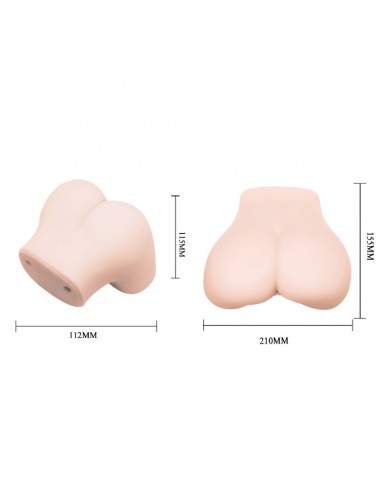 Masturbator Passion Lady Unique Tunnels Design , Double Holes Vibration  - Masturbatory i Sztuczne pochwy - 6