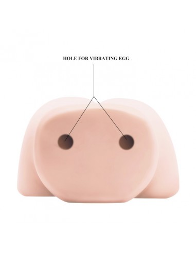 Masturbator Passion Lady Unique Tunnels Design , Double Holes Vibration  - Masturbatory i Sztuczne pochwy - 8