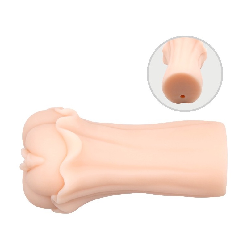 Masturbator CINDY z wypustkami, 8 x 8 x 15 cm - 4