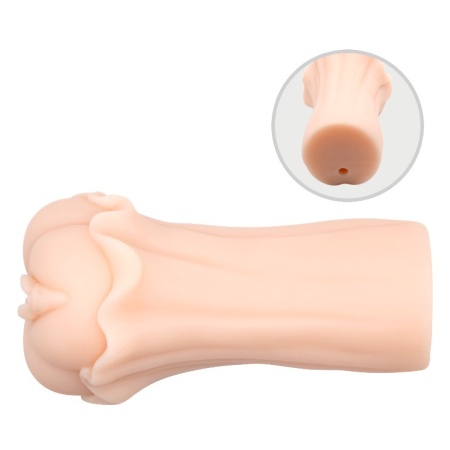 Masturbator CINDY z wypustkami, 8 x 8 x 15 cm - 4