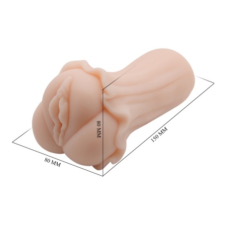 Masturbator CINDY z wypustkami, 8 x 8 x 15 cm - 7