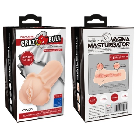 Masturbator CINDY z wypustkami, 8 x 8 x 15 cm - 8