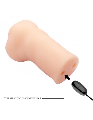 Masturbator Realistyczna Kieszonkowa Szparka Z Wibracjami - Masturbatory i Sztuczne pochwy - 6