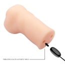 Wibrujący kieszonkowy masturbator z realistyczną powłoką LoveSkin - 16 cm - 5
