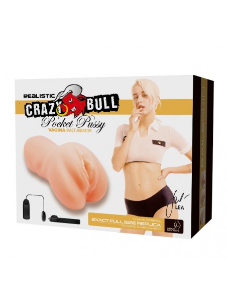 Masturbator Realistic Pocket Pussy Z Wibracjami - Masturbatory i Sztuczne pochwy - 10