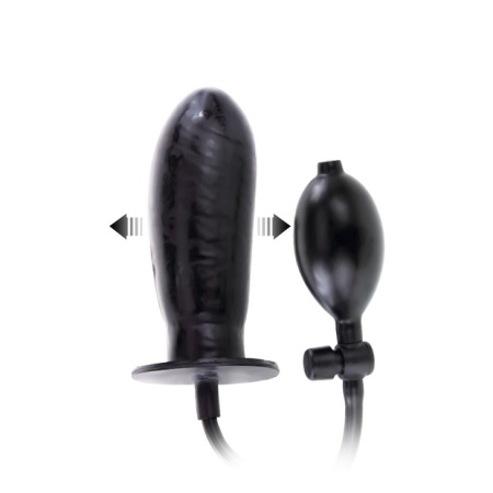 Dildo nadmuchiwane Bigger Joy z ręczną pompką i regulacją obwodu - 2