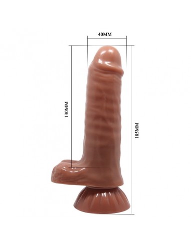 Realistyczny wibrator Beautiful Maddox 7,3' , Vibration Suction base - Wibratory Realistyczne - 7