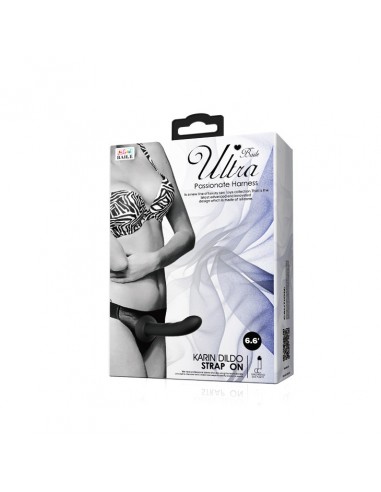 Dildo Na Uprzęży Ultra Passionate Harness 6,6' , Strap On - Strap-ony, dilda na pasku bez wibracji - 7