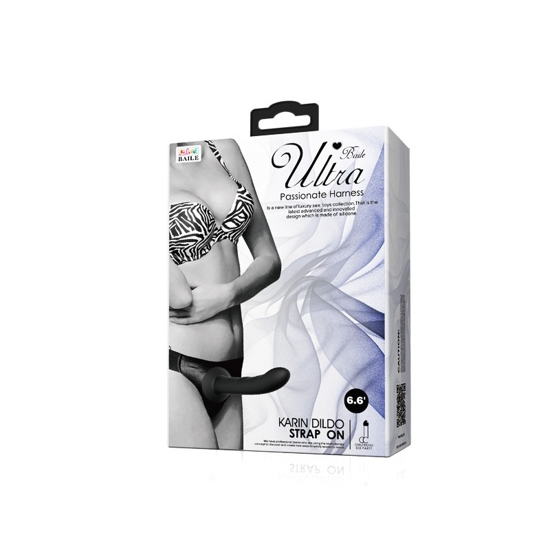 Uprząż Ultra Passionate z dildem o długości 16,8 cm - 7