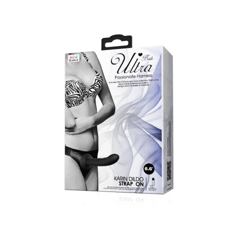 Uprząż Ultra Passionate z dildem o długości 16,8 cm - 7