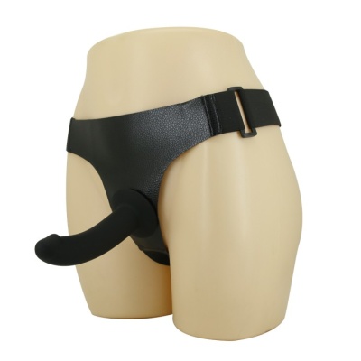 Uprząż Ultra Passionate z silikonowym dildo o długości 15 cm - 1