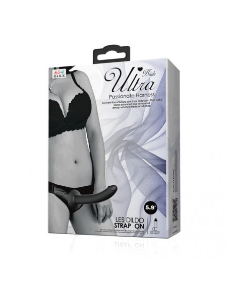 Dildo Na Uprzęży Ultra Passionate Harness 5,9' , Strap On - Strap-ony, dilda na pasku bez wibracji - 7